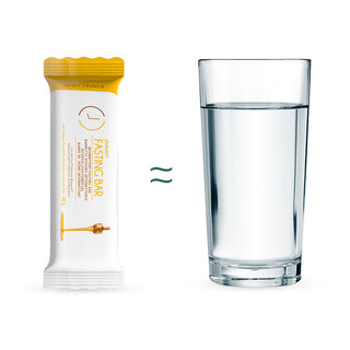 ProLon Fasting Bar mit Glas Wasser